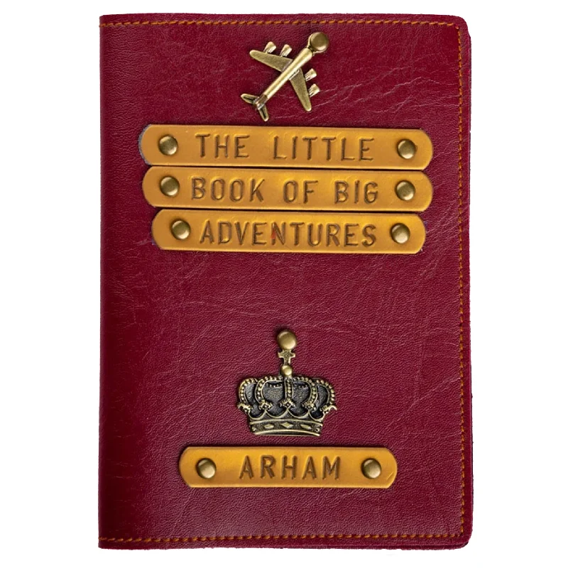 Magnetic-Closure Passport Covers & Wallets for Quick AccessThe Little Books of Big Adventures (HIM) - Passport Cover Magnetic-Closure Passport Covers & Wallets for Quick AccessThe Little Books of Big Adventures (HIM) - Passport Cover