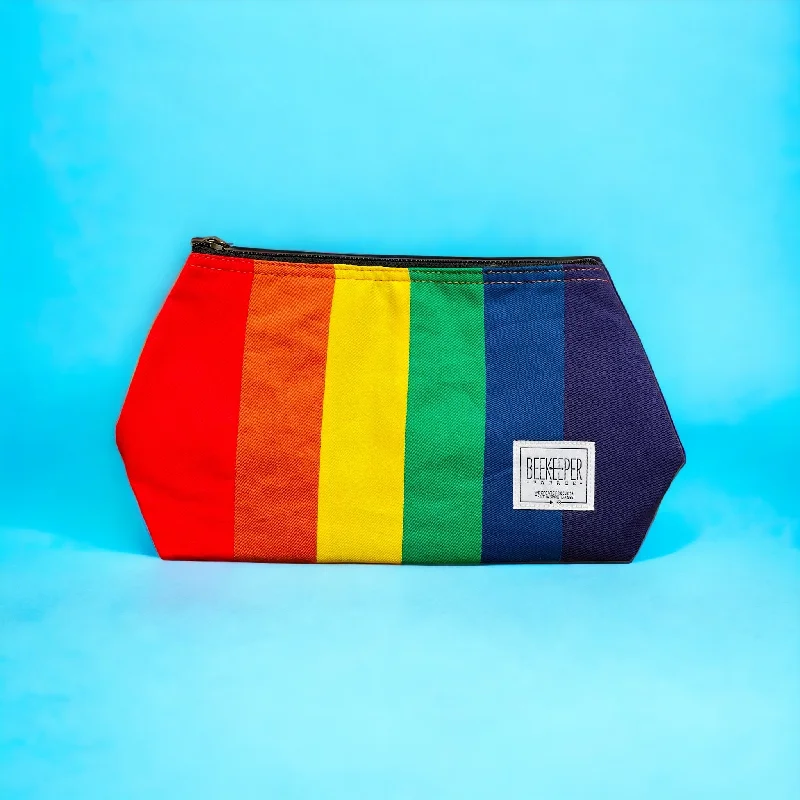 The Rainbow 🌈 Large Toiletry + Makeup Bag