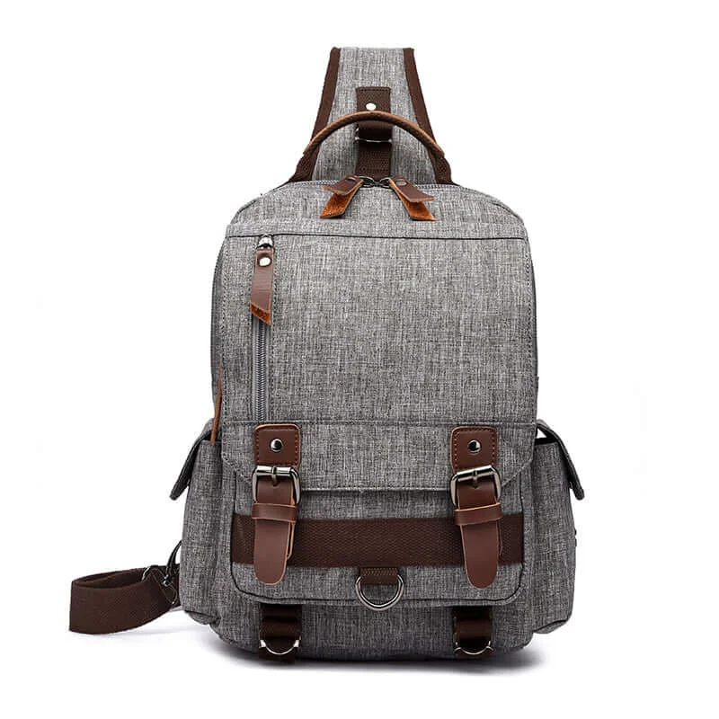 Grey - Single Shoulder Strap