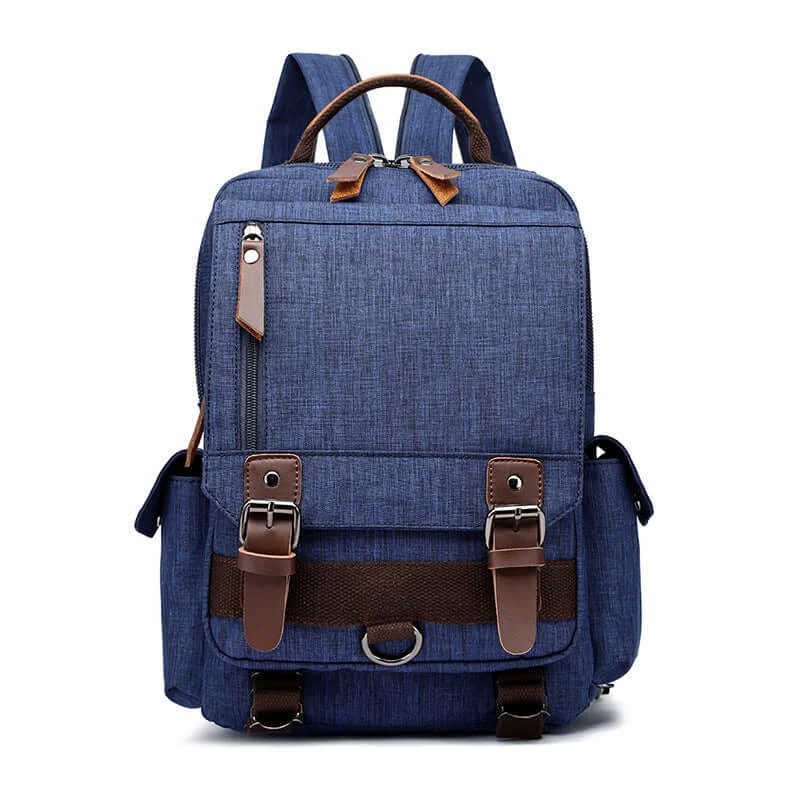 Blue - Zipper Shoulder Strap