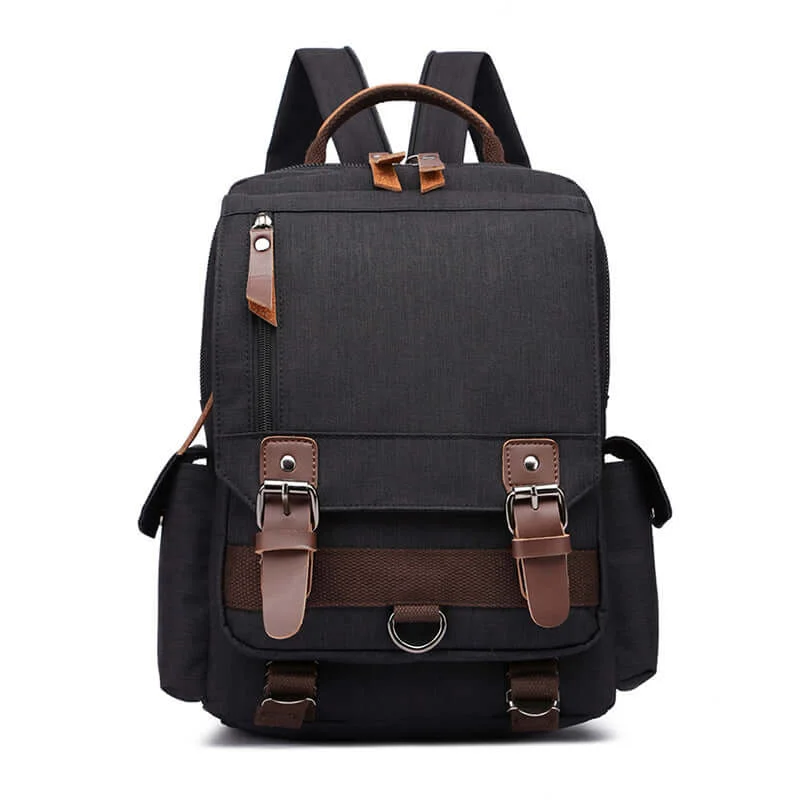 Black - Zipper Shoulder Strap