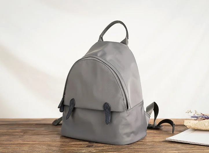 Grey Nylon+Dark Blue Leather