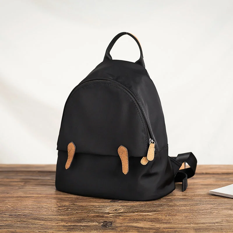 Black Nylon+Brown Leather
