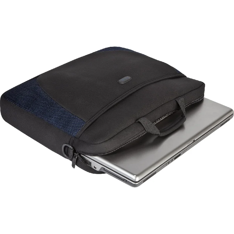 Briefcases with ergonomic handles and strapsBriefcases with ergonomic handles and straps17" Slipcase, Black/Blue Briefcases with ergonomic handles and strapsBriefcases with ergonomic handles and straps17" Slipcase, Black/Blue