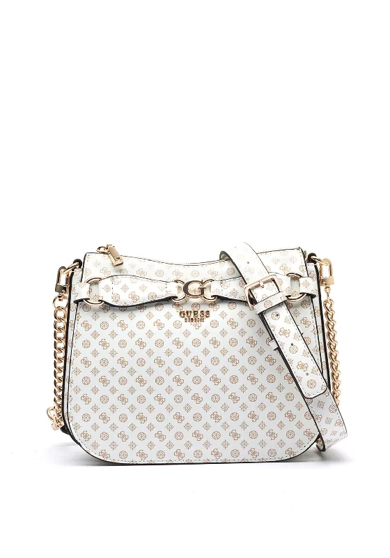 Convertible men's crossbody bag that can be worn as a shoulder bagConvertible men's crossbody bag that can be worn as a shoulder bagGuess Arlena Logo Print Medium Crossbody Bag, White Convertible men's crossbody bag that can be worn as a shoulder bagConvertible men's crossbody bag that can be worn as a shoulder bagGuess Arlena Logo Print Medium Crossbody Bag, White