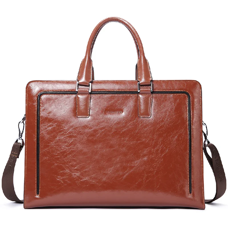 Briefcases with ergonomic handles and strapsBriefcases with ergonomic handles and strapsCarol Designer Briefcase For Women — Italian Leather Briefcases with ergonomic handles and strapsBriefcases with ergonomic handles and strapsCarol Designer Briefcase For Women — Italian Leather