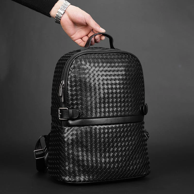 Men's lightweight laptop backpack with 15.6-inch padded sleeve for daily commutingBest briefcases for business travelersBraided Men's Backpacks Casual Large Capacity Travel Men's lightweight laptop backpack with 15.6-inch padded sleeve for daily commutingBest briefcases for business travelersBraided Men's Backpacks Casual Large Capacity Travel