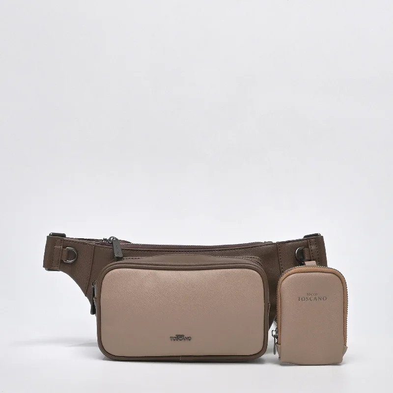 Men's crossbody bag made from recycled materials for eco - friendly usersMen's crossbody bag made from recycled materials for eco - friendly usersCamel Waist Bag With Small Key Pouch - TGEB1223PN3MK3 Men's crossbody bag made from recycled materials for eco - friendly usersMen's crossbody bag made from recycled materials for eco - friendly usersCamel Waist Bag With Small Key Pouch - TGEB1223PN3MK3