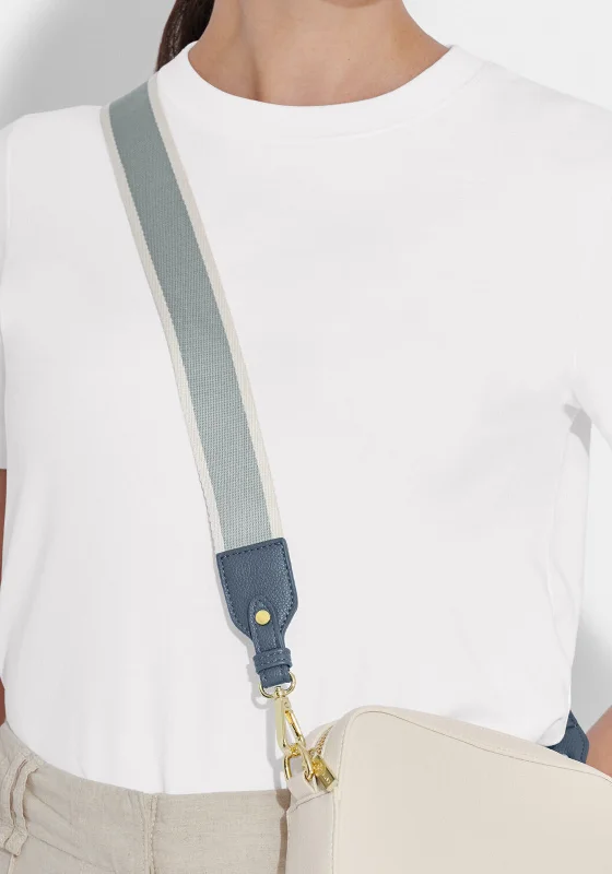 Convertible men's crossbody bag that can be worn as a shoulder bagConvertible men's crossbody bag that can be worn as a shoulder bagKatie Loxton Stripe Canvas Bag Strap, Dusty Blue Convertible men's crossbody bag that can be worn as a shoulder bagConvertible men's crossbody bag that can be worn as a shoulder bagKatie Loxton Stripe Canvas Bag Strap, Dusty Blue