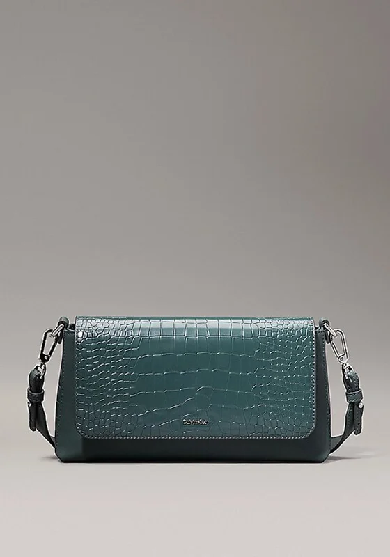 Men's crossbody bag with a water - resistant coating for rainy daysMen's crossbody bag with a water - resistant coating for rainy daysCalvin Klein Crocodile Print Shoulder Bag, Palm Green Men's crossbody bag with a water - resistant coating for rainy daysMen's crossbody bag with a water - resistant coating for rainy daysCalvin Klein Crocodile Print Shoulder Bag, Palm Green