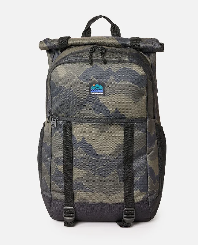 Men's compact backpack with padded shoulder straps for short errandsEco-friendly briefcases made from sustainable materialsDawn Patrol 30L Search Backpack - Black/Olive Men's compact backpack with padded shoulder straps for short errandsEco-friendly briefcases made from sustainable materialsDawn Patrol 30L Search Backpack - Black/Olive