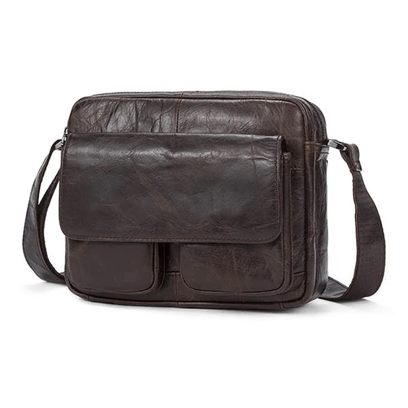 Men's crossbody bag with a hidden anti - theft pocketMen's crossbody bag with a hidden anti - theft pocketEkphero Men Genuine Leather Leisure Retro Fashion Shoulder Crossbody Bag Men's crossbody bag with a hidden anti - theft pocketMen's crossbody bag with a hidden anti - theft pocketEkphero Men Genuine Leather Leisure Retro Fashion Shoulder Crossbody Bag