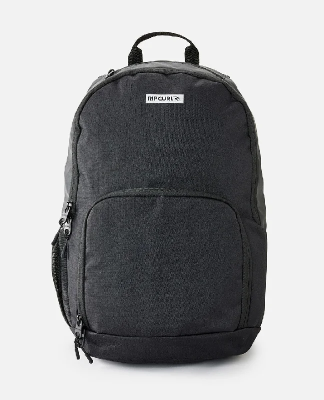 Men's leather backpack with vintage-style brass hardware for business useLightweight briefcases for daily useIcons Evo 24L Backpack - Midnight Men's leather backpack with vintage-style brass hardware for business useLightweight briefcases for daily useIcons Evo 24L Backpack - Midnight