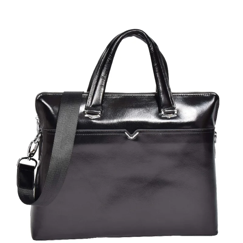 Foldable briefcases for easy storageFoldable briefcases for easy storageItalian Leather Cross Body Briefcase H9891 Black Foldable briefcases for easy storageFoldable briefcases for easy storageItalian Leather Cross Body Briefcase H9891 Black