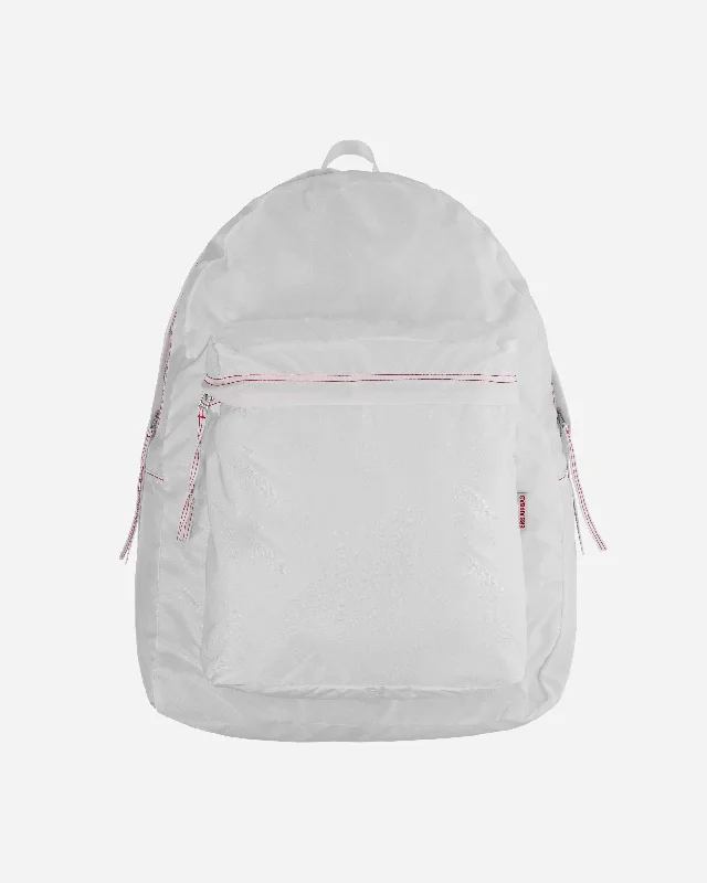 Men's waterproof backpack with adjustable sternum strap for long treksBriefcases with built-in charging portsAirbag Embossed Backpack White Men's waterproof backpack with adjustable sternum strap for long treksBriefcases with built-in charging portsAirbag Embossed Backpack White