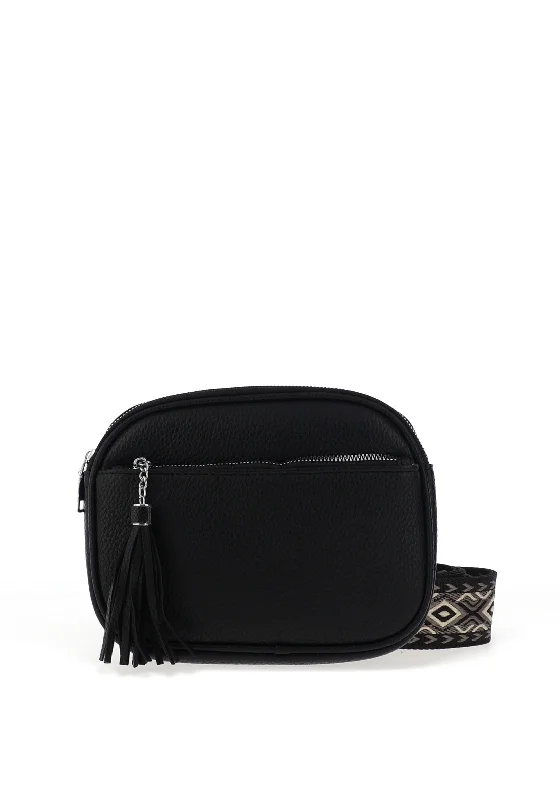 Military - style men's crossbody bag with MOLLE webbing for attachmentsMilitary - style men's crossbody bag with MOLLE webbing for attachmentsZen Collection Pebbled Faux Leather Aztec Crossbody Bag, Black Military - style men's crossbody bag with MOLLE webbing for attachmentsMilitary - style men's crossbody bag with MOLLE webbing for attachmentsZen Collection Pebbled Faux Leather Aztec Crossbody Bag, Black
