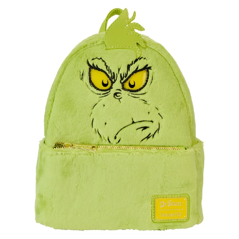 Men's backpack with a reflective strip for night-time visibilityDurable briefcases for heavy-duty useLoungefly : Dr. Seuss' How The Grinch Stole Christmas! Plush Cosplay Light Up Mini Backpack Men's backpack with a reflective strip for night-time visibilityDurable briefcases for heavy-duty useLoungefly : Dr. Seuss' How The Grinch Stole Christmas! Plush Cosplay Light Up Mini Backpack