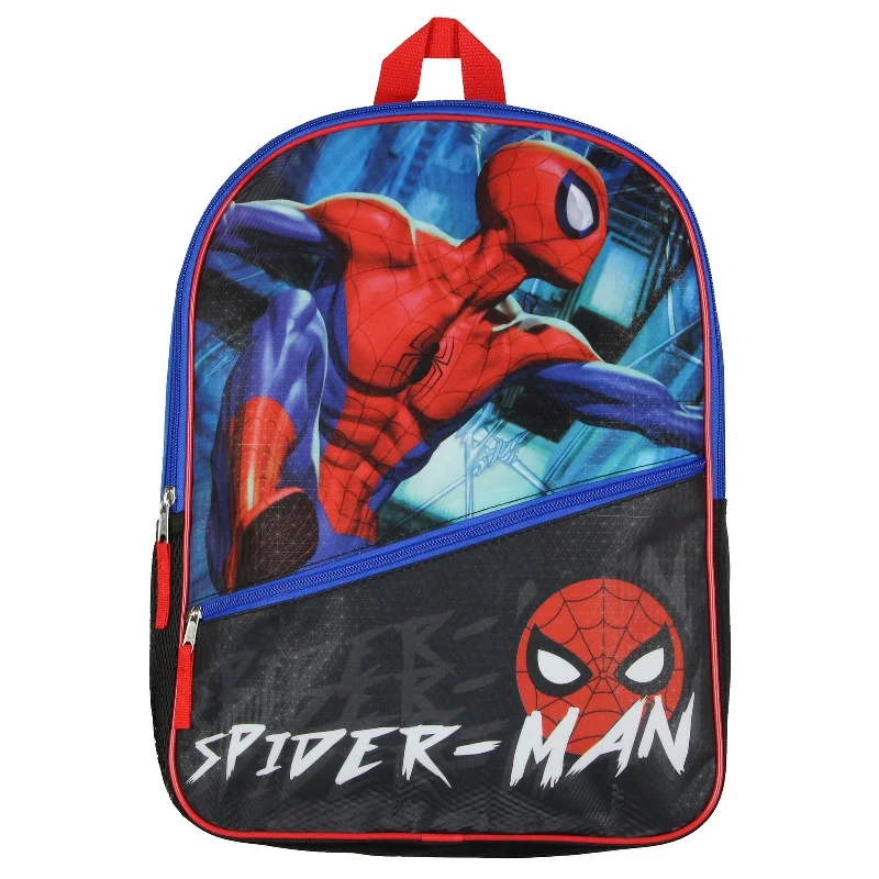 Soft - sided travel bag with reinforced corners for durabilitySoft - sided travel bag with reinforced corners for durabilityMarvel Spiderman Web Shooting Stance 16" Two Panel School Travel Backpack - One Size Fits Most Soft - sided travel bag with reinforced corners for durabilitySoft - sided travel bag with reinforced corners for durabilityMarvel Spiderman Web Shooting Stance 16" Two Panel School Travel Backpack - One Size Fits Most