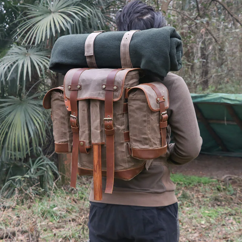Men's backpack with USB charging port for tech-savvy guysTop-rated briefcases with anti-theft featuresOutdoor Camping Retro Waterproof Oil Wax Canvas Sports Mountaineering Bag Men's backpack with USB charging port for tech-savvy guysTop-rated briefcases with anti-theft featuresOutdoor Camping Retro Waterproof Oil Wax Canvas Sports Mountaineering Bag
