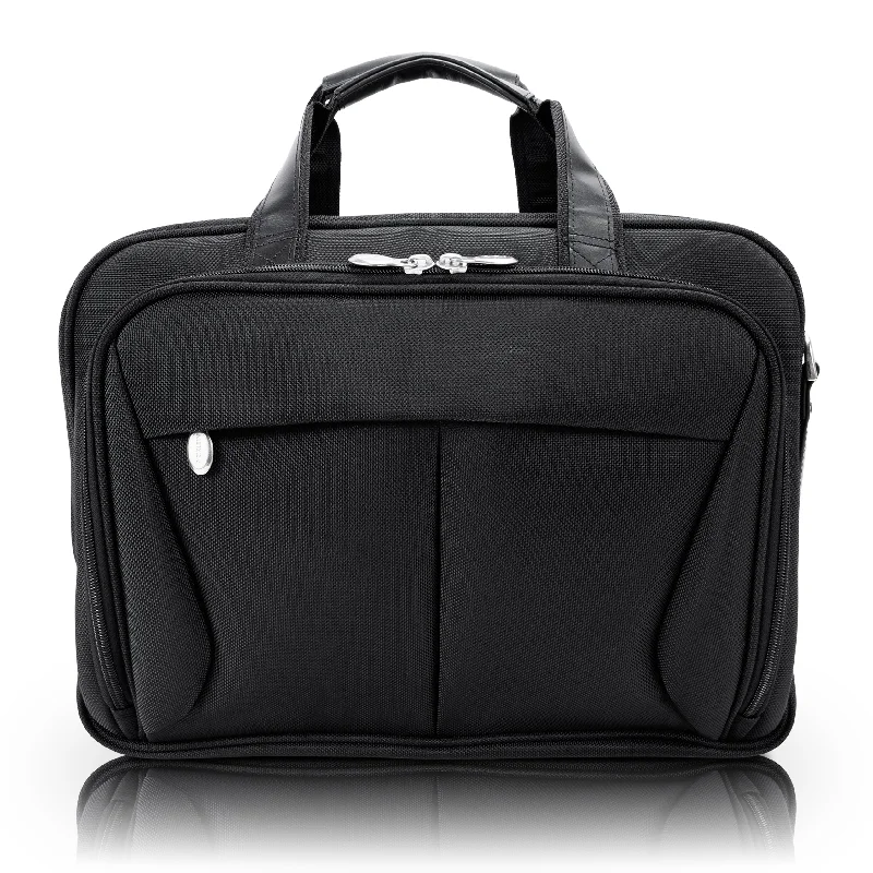 Eco-friendly briefcases made from sustainable materialsEco-friendly briefcases made from sustainable materialsPEARSON | 17” Nylon Expandable Laptop Briefcase