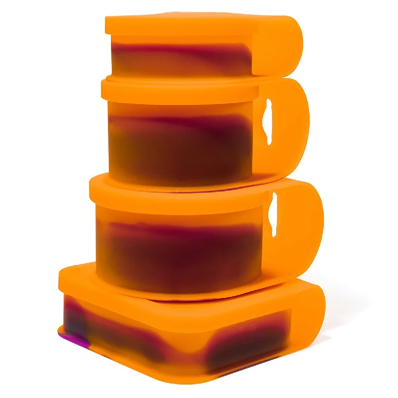 Soft - sided travel bag with reinforced corners for durabilitySoft - sided travel bag with reinforced corners for durabilitySilipint: Silicone Go Go Bowls: Set of 4: Sun Storm - Sizes: 10, 20, 30 oz & Sandwich Size - Microwavable, Attached Lid Soft - sided travel bag with reinforced corners for durabilitySoft - sided travel bag with reinforced corners for durabilitySilipint: Silicone Go Go Bowls: Set of 4: Sun Storm - Sizes: 10, 20, 30 oz & Sandwich Size - Microwavable, Attached Lid