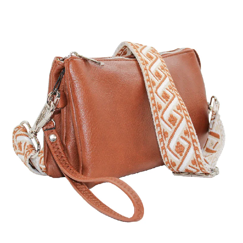 Minimalist men's crossbody bag with a single compartment for simplicityMinimalist men's crossbody bag with a single compartment for simplicityStefani Crossbody/Wristlet (New Colors!)