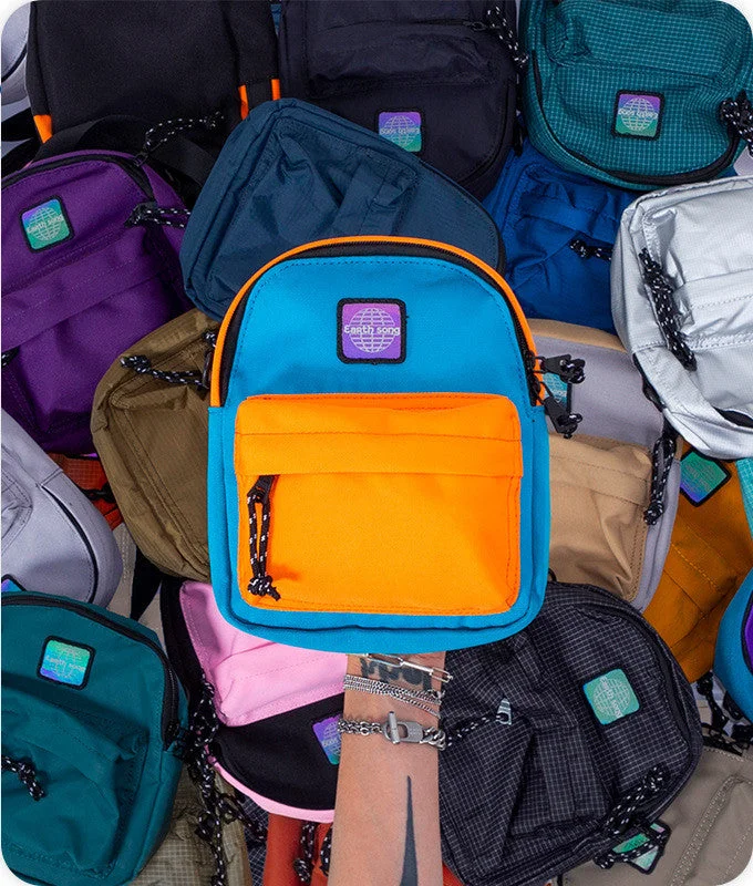Men's convertible backpack that can be worn as a messenger bagBriefcases with multiple compartments for organizationTrendy Brand Personality Multicolor Contrast Color Men And Women