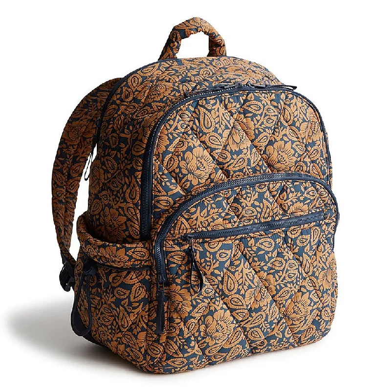 Men's smart backpack with integrated tracking device for securityBriefcases with ergonomic handles and strapsVera Bradley : Bancroft Backpack - Lotus montage roasted pecan in Nylon Men's smart backpack with integrated tracking device for securityBriefcases with ergonomic handles and strapsVera Bradley : Bancroft Backpack - Lotus montage roasted pecan in Nylon