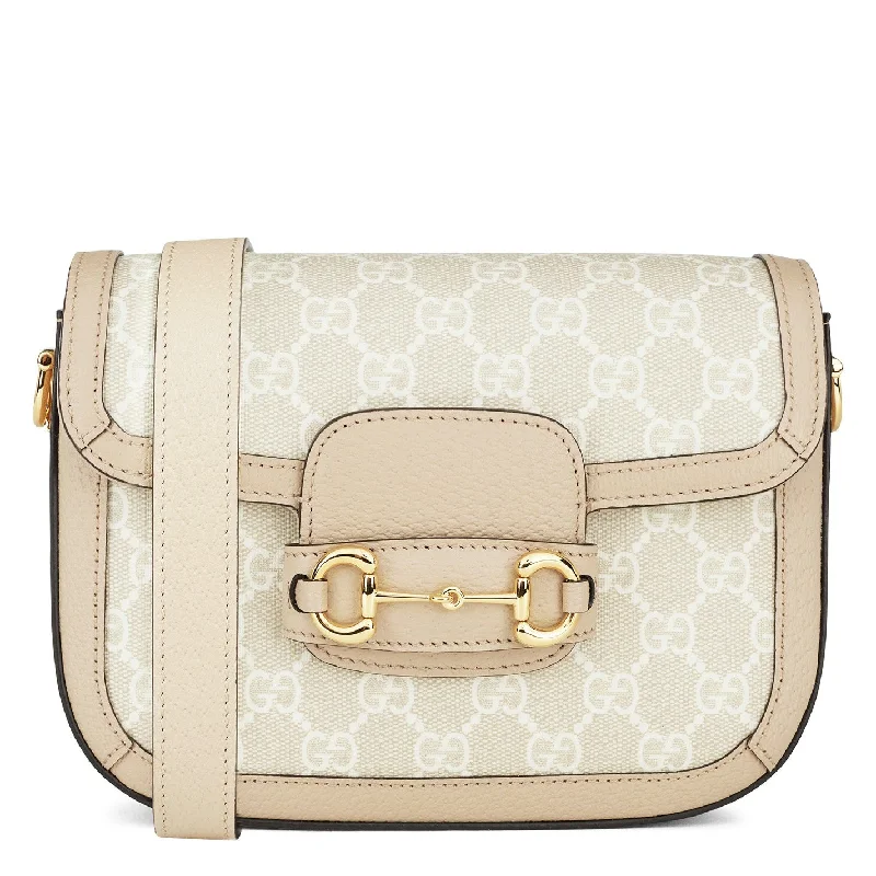 Embroidered crossbody bag with intricate beadwork for a unique touch1955 HORSEBIT MINI BAG