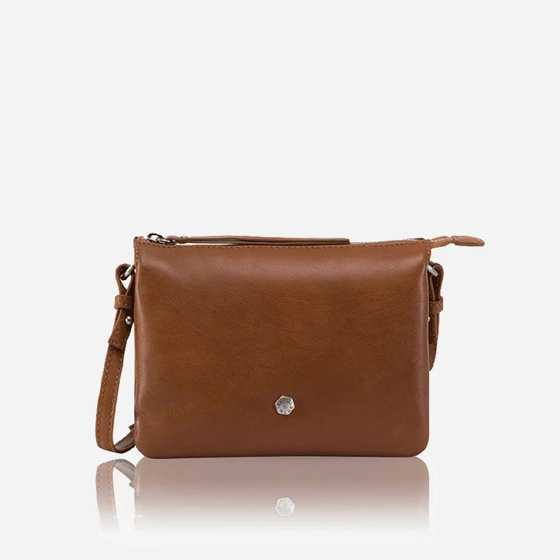 Plus - size crossbody bag with a roomy interior for carrying essentialsSlim Ladies Leather Crossbody, Tan Plus - size crossbody bag with a roomy interior for carrying essentialsSlim Ladies Leather Crossbody, Tan