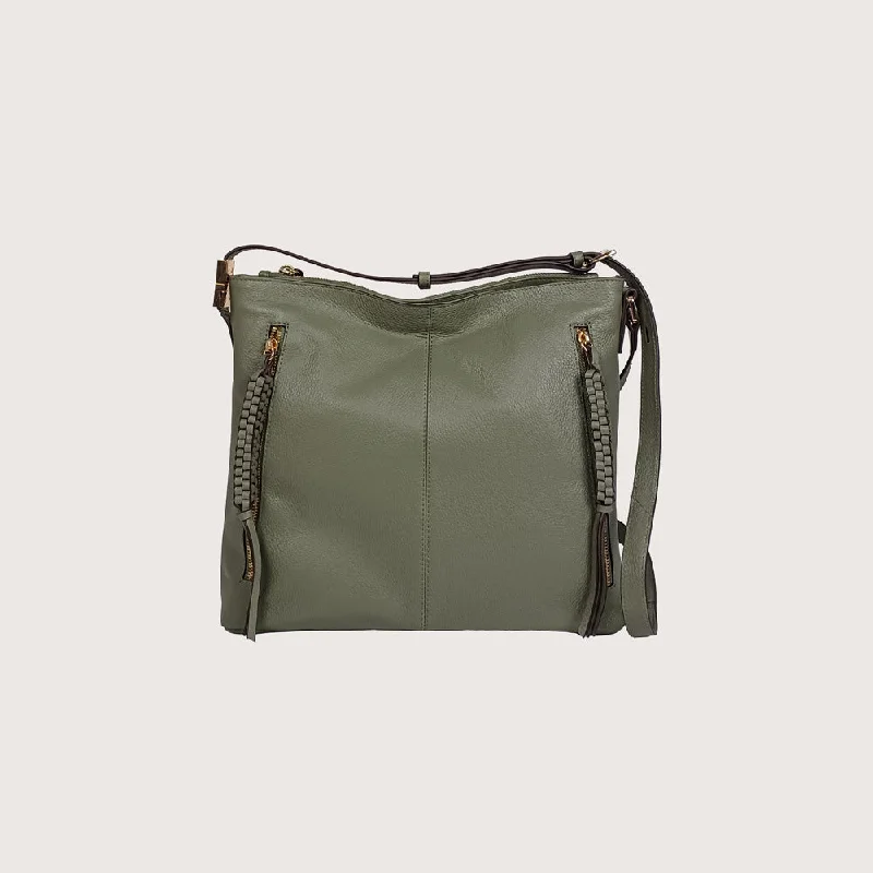 Silk crossbody bag with a delicate print for a feminine touchAVIVA (NEW) CROSSBODY