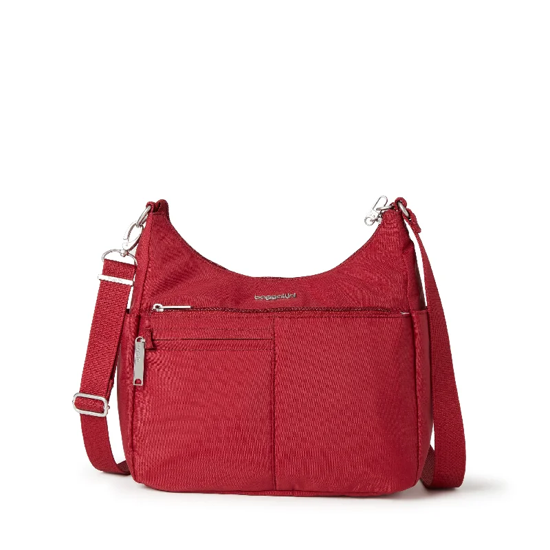 Color - blocked crossbody bag with bold hues for a fashion statementbaggallini Women's Securtex Anti-Theft Free Time Crossbody Bag