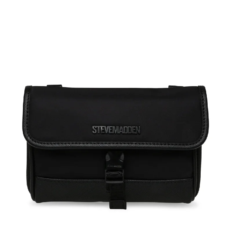 Convertible crossbody bag that can be worn as a shoulder bagBCATCHER BLACK