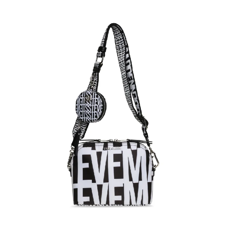 Metallic crossbody bag with a glittery finish for evening partiesBFARE BLACK