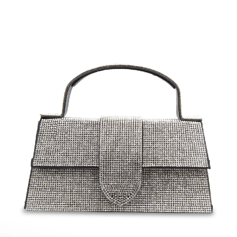 Embroidered silk clutch with a traditional motif for a cultural touchBJACQUES BLACK