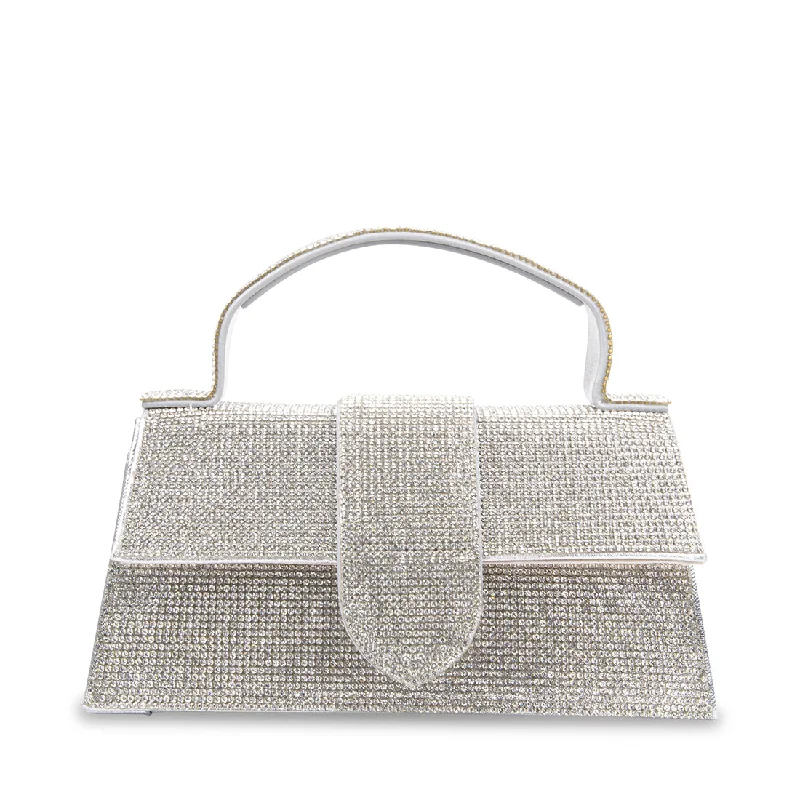 Laser - cut leather evening bag with an intricate patternBJACQUES SILVER