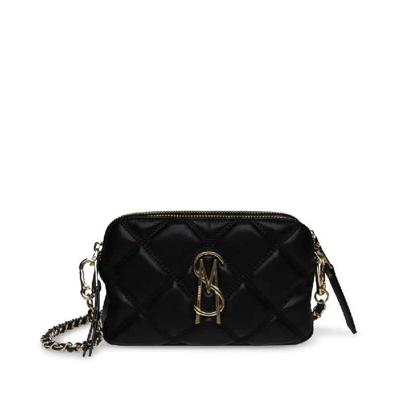 Studded crossbody bag with a punk - rock edgeBMARVIS BLACK