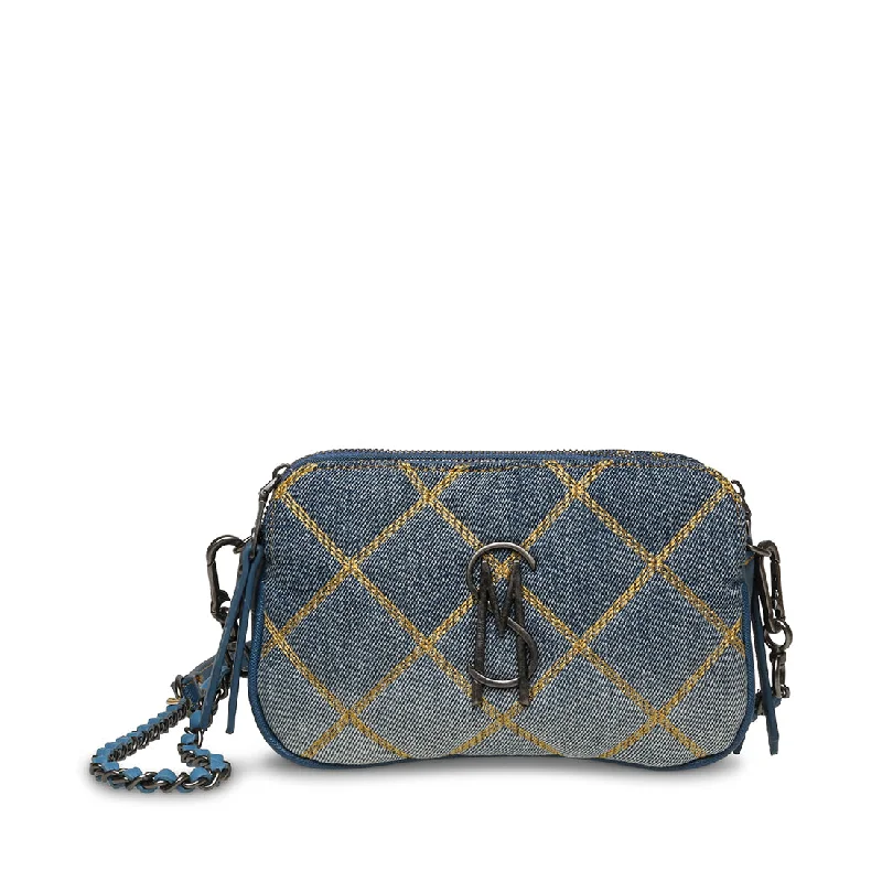 Lightweight nylon crossbody bag with a floral print for spring outingsBMARVIS DENIM