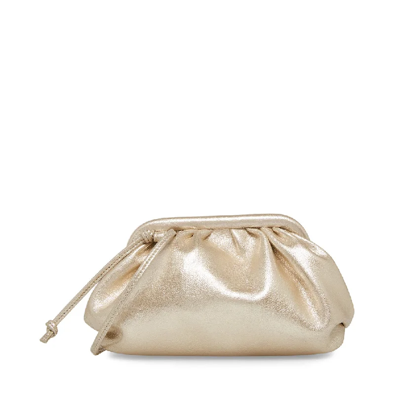 Mother - of - pearl clutch with a delicate sheenBNIKKI-A GOLD