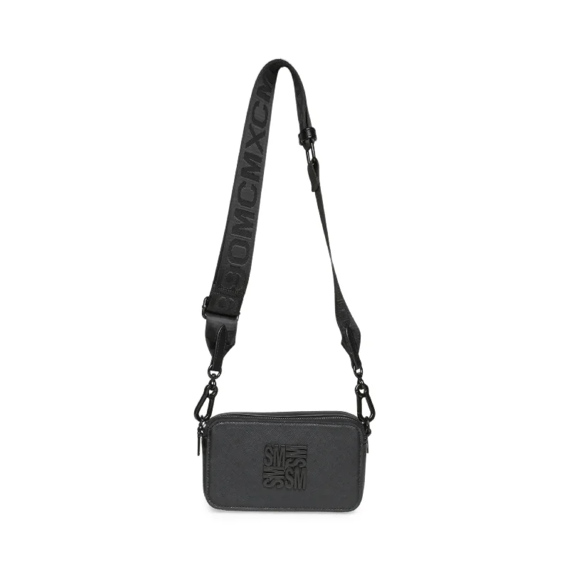 Crossbody bag with a hidden anti - theft pocket for securityBRISAA BLACK