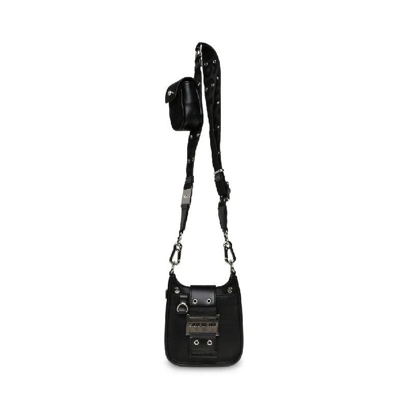 Crossbody bag with a hidden anti - theft pocket for securityBROLLING BLACK