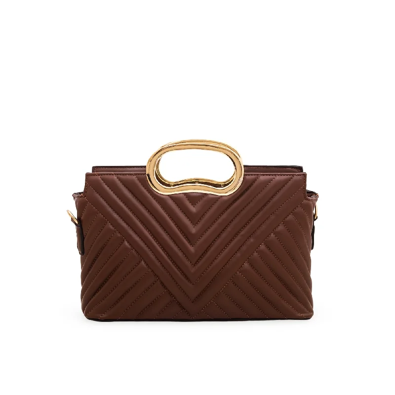Silk crossbody bag with a delicate print for a feminine touchBrown Crossbody Bag P54595 Silk crossbody bag with a delicate print for a feminine touchBrown Crossbody Bag P54595