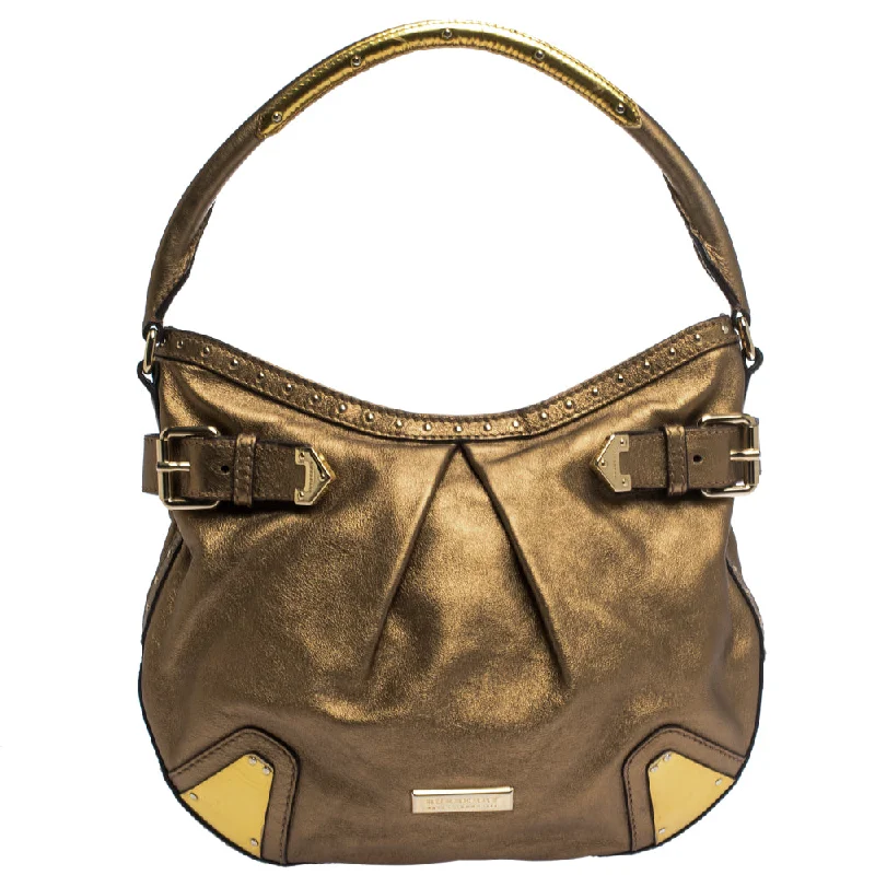 Burberry  Leather Hartley Hobo