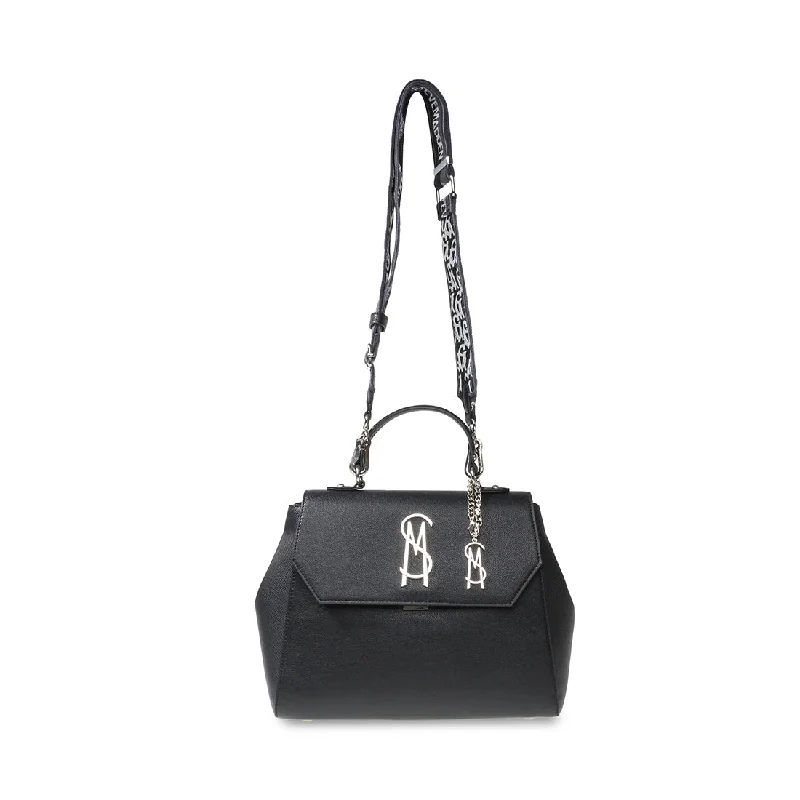 Color - blocked crossbody bag with bold hues for a fashion statementBZAYA BLACK