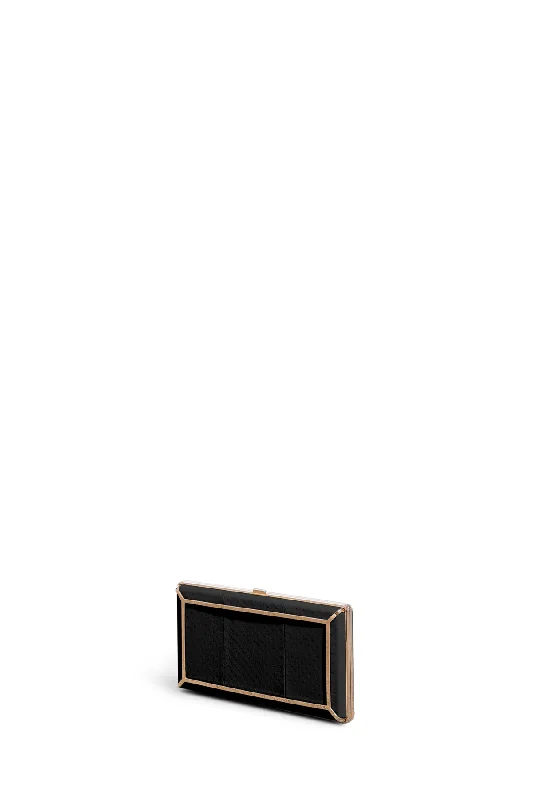 Lace - covered clutch for a romantic and feminine lookCallas Clutch in Black Snakeskin Lace - covered clutch for a romantic and feminine lookCallas Clutch in Black Snakeskin