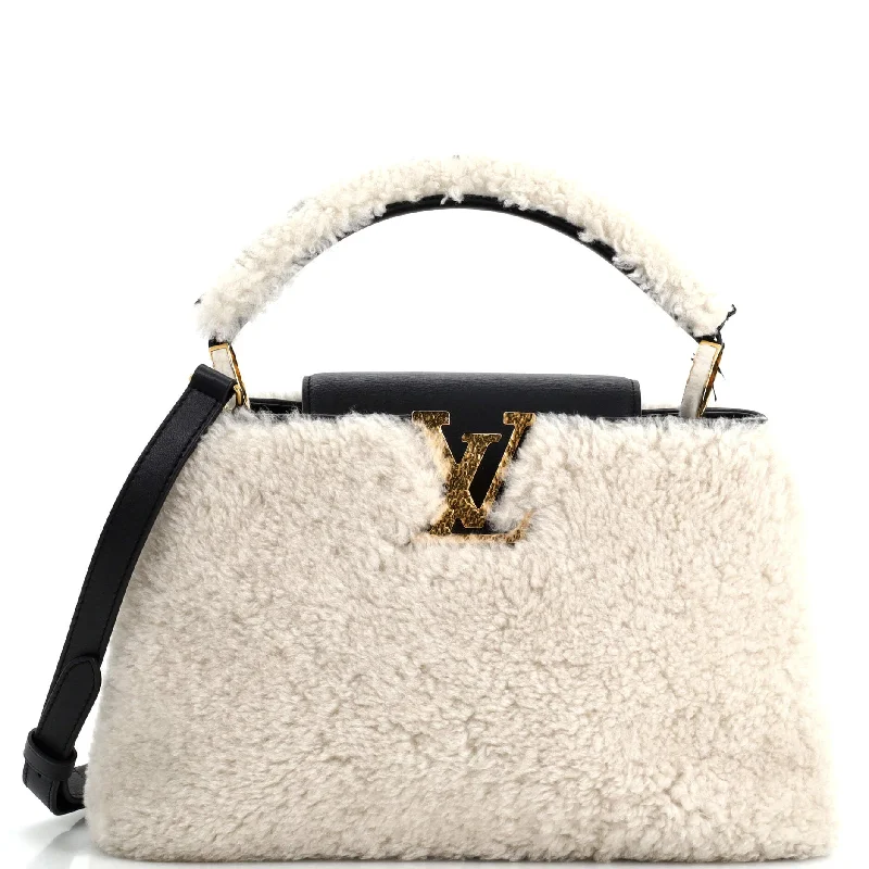 Capucines Bag Teddy Fleece MM