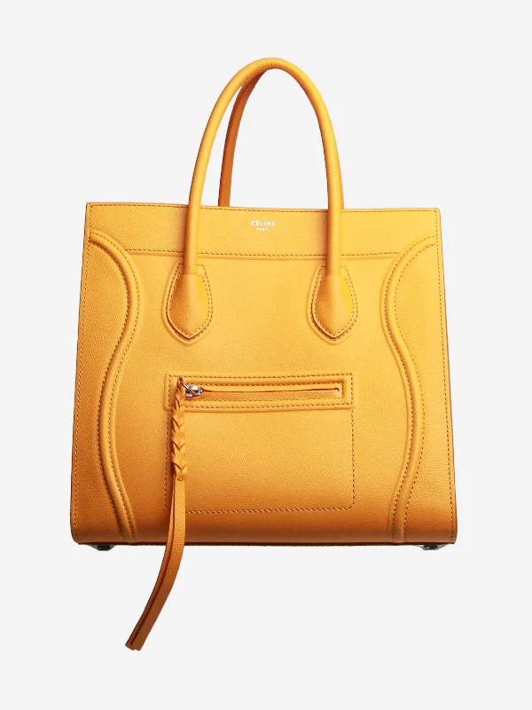 Yellow Luggage bag