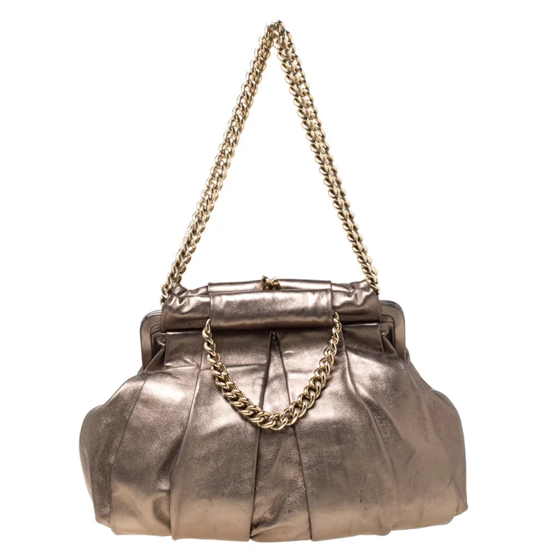 Christian Louboutin  Leather Loubinette Hobo
