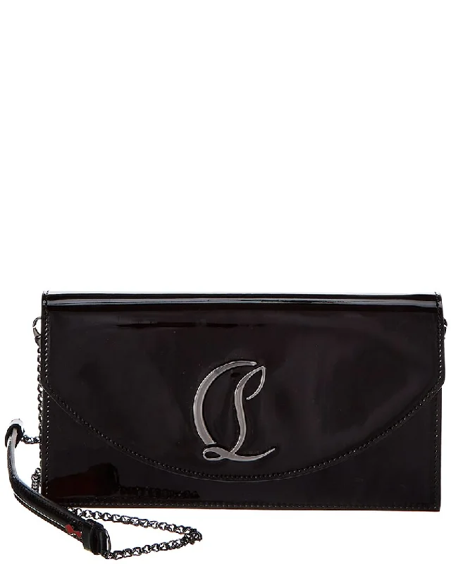 Crossbody bag with a detachable strap for easy customizationChristian Louboutin Loubi54 Patent Crossbody Crossbody bag with a detachable strap for easy customizationChristian Louboutin Loubi54 Patent Crossbody