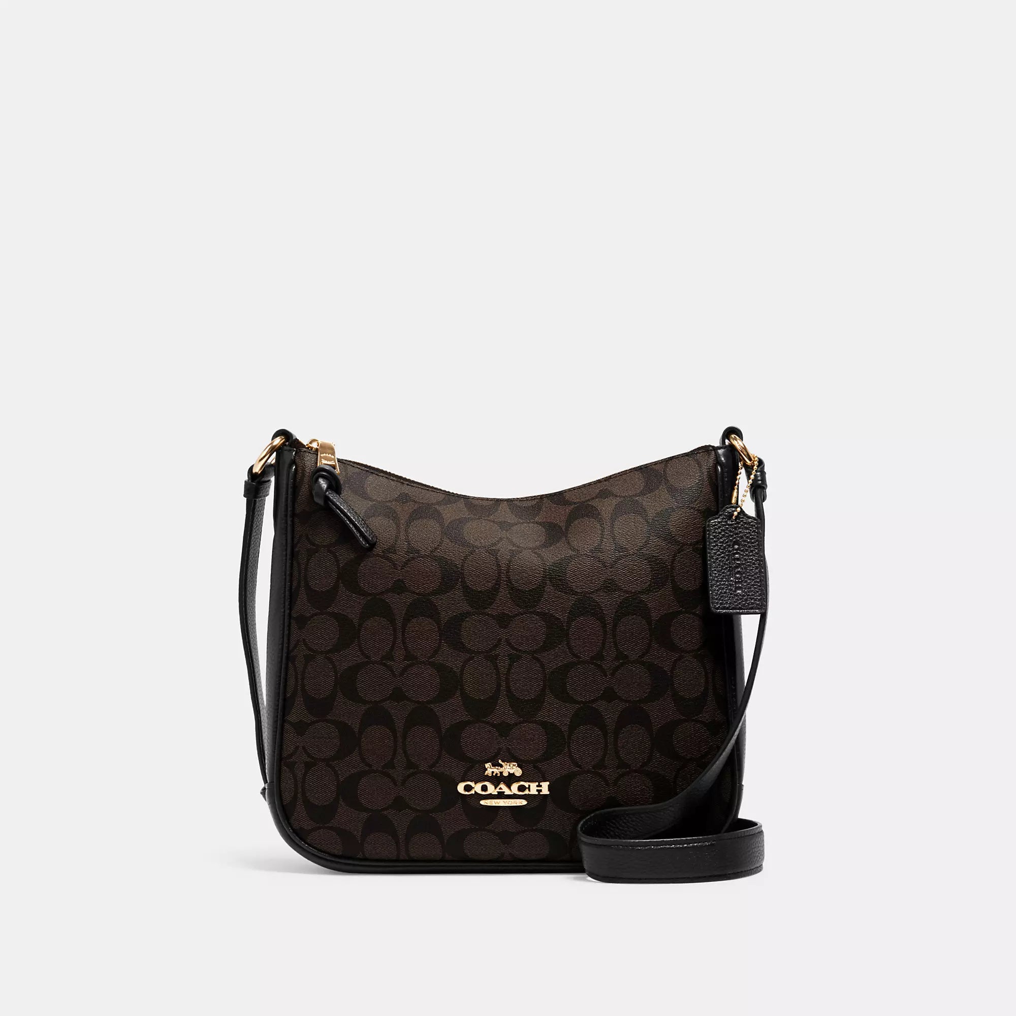 Lightweight nylon crossbody bag with a floral print for spring outingsCoach Outlet Ellie File Bag In Signature Canvas Lightweight nylon crossbody bag with a floral print for spring outingsCoach Outlet Ellie File Bag In Signature Canvas